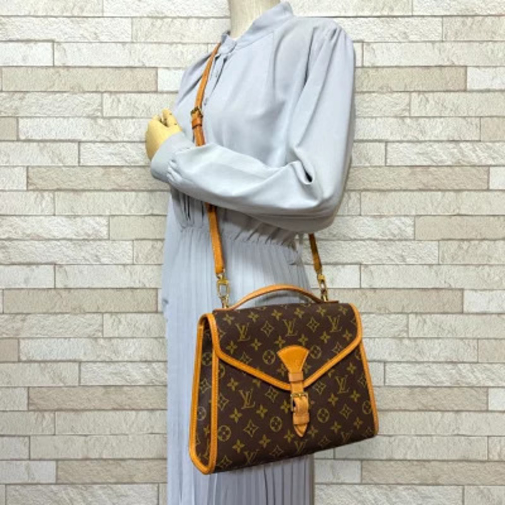 Louis Vuitton Monogram Bel Brown Shoulder Canvas Air Bag